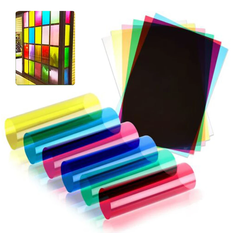 A4 Clear Film Translucent Hard Sheet Transparent PVC Sheet Sheet Colour Acetate 0.3mm Thickness PVC Light Filter Gel