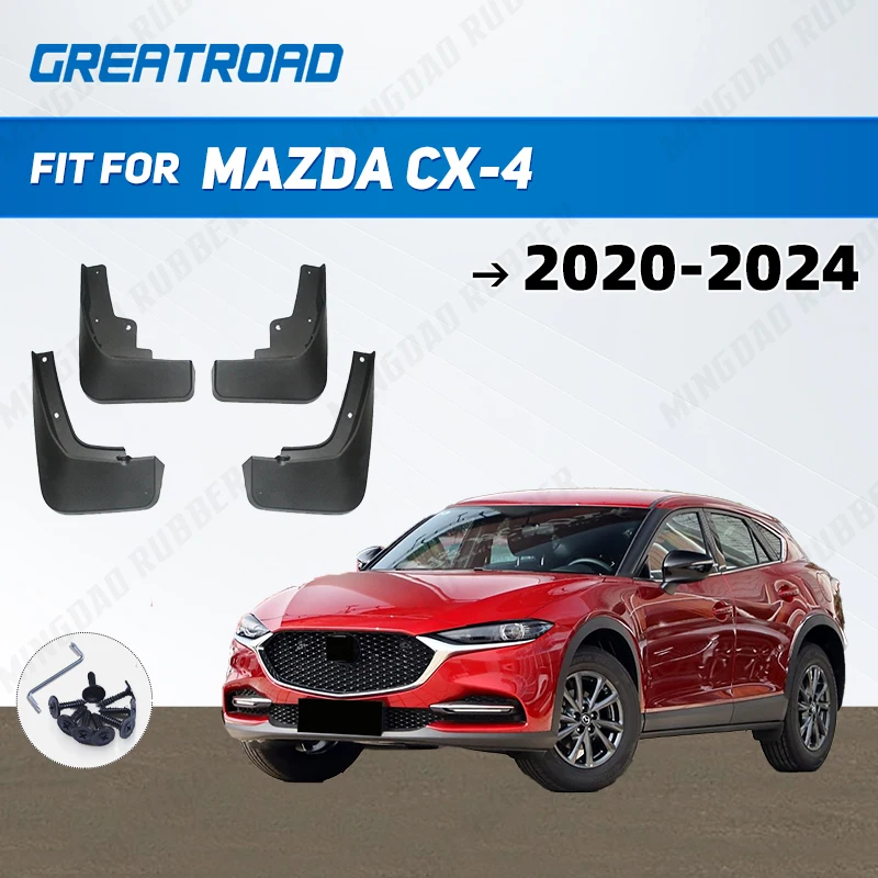Брызговики для Mazda CX-4 2020 2021 2022 2023 2024 Fender Mudflaps Respingo Guardas Mudguards