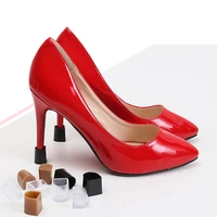 high heel protectors heel stoppers heel repair caps covers for women shoe heels protector perfect silencer non slip 2pcspair