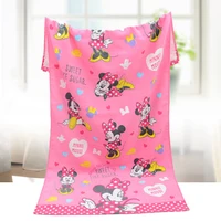 Disney Cartoon Bath Towel Children's Beach Towel Mickey Mouse Minnie Stitch Dumbo Toy Story Boy Girl Birthday Gift 60x120cm