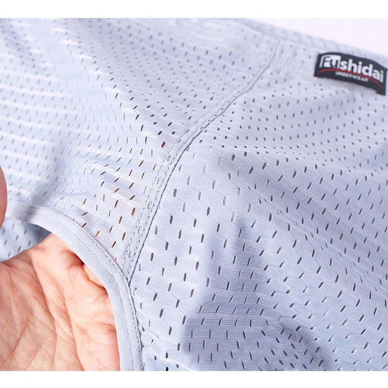 4PCS/lot 10XL-3XL Mesh Mens Briefs Sexy Briefs for Men Panties Mens Briefs Underwear Man Light Soft Durable In Middle Breathable