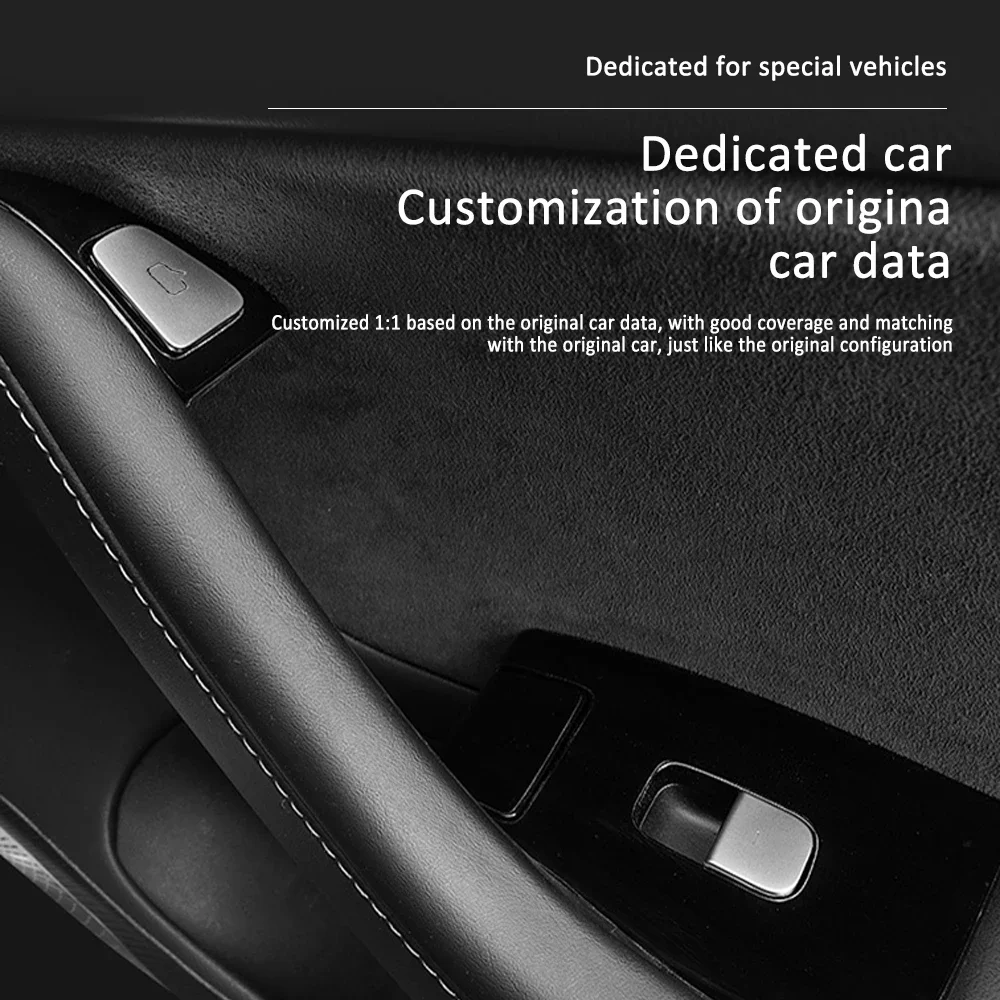 Для Tesla Model 3 2017-2023 Y 2021-2024 Кнопка подъема окна ABS Крышка переключателя дверного