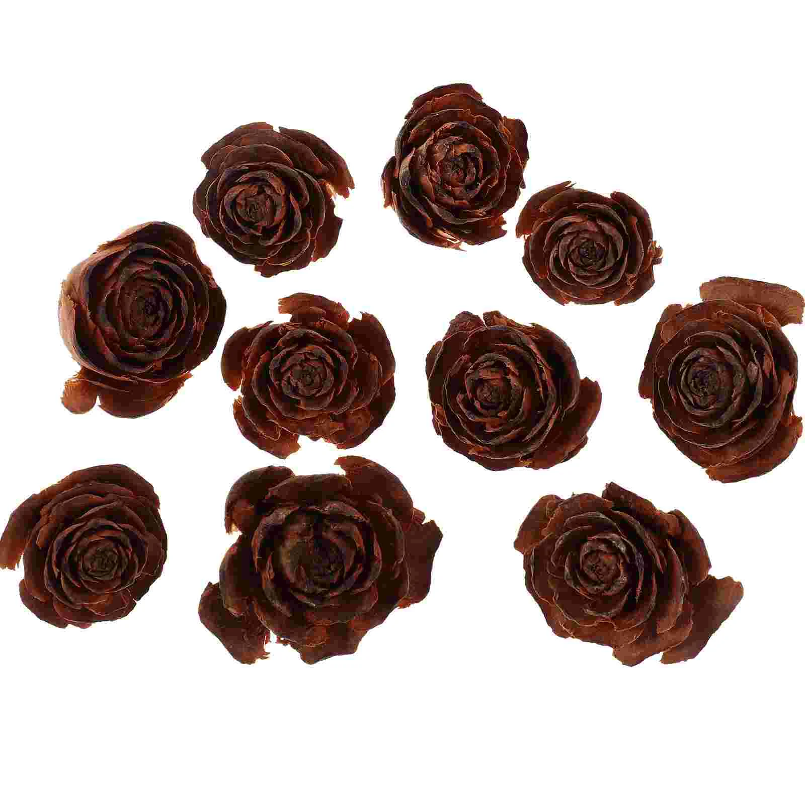 

Dried Flower Diy Flowers Ornament Preserved Materials Natural Cones Pine Ornaments Floral Rose Baubles Crafting Accessories