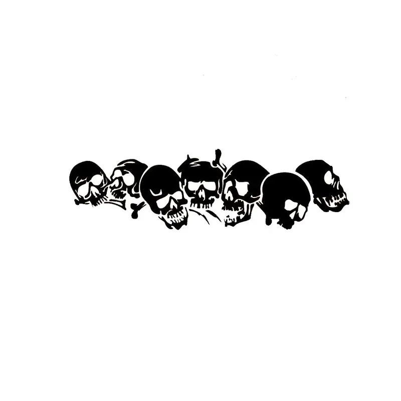 

Car Stickers Halloween Skull Style Character Vinyl Decals Car Motorcycle Bumper Body Rear Window Decorative Decals Waterproof
