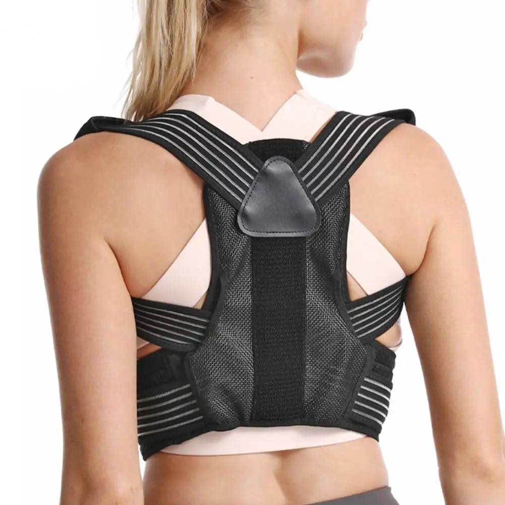 

Posture Corrector Adjustable Quick Effect Elastic Widened Strap Multipurpose Support Back Polyester Women Men Back Brace Support