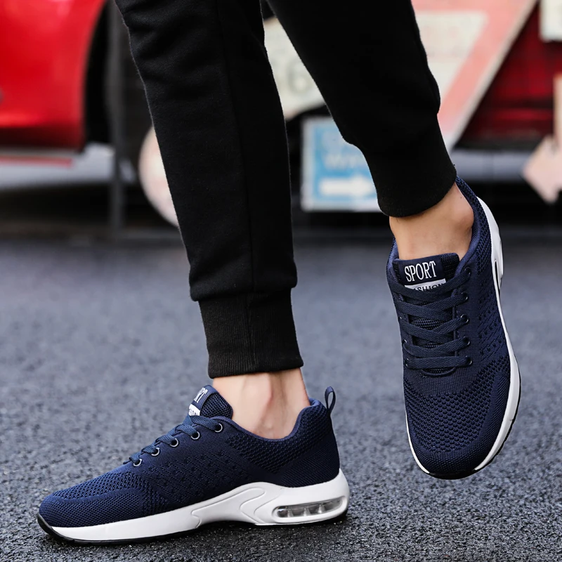 Men's Cushion Shoes Fitness Training Shoes for Man Air Cushioning Light Sneakers Male Zapatillas Original Outdoor Jogging Shoes