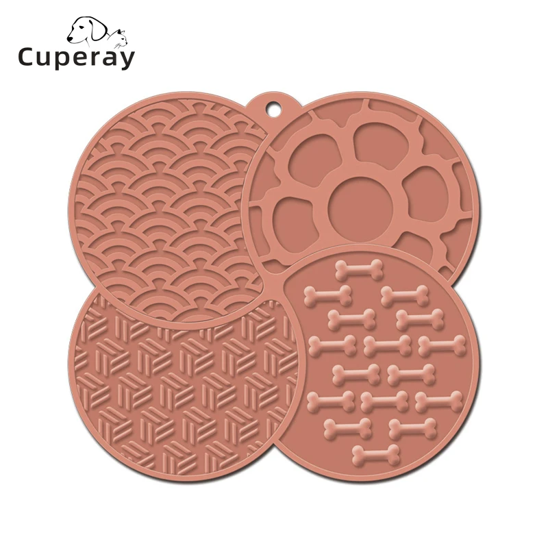 

Dog Lick Pad Pet Feeding Food Mat Silicone Suction Cup Style Cats Bath Snacks Slow Eating Feeder Puppy Anti-choking Mat Supplies