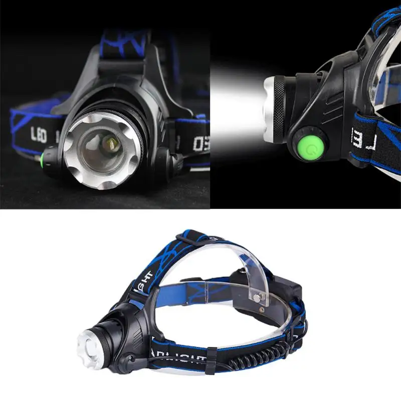 

30000Lumen LED Zoomable Head Headlamp Rechargeable Head Lamp Outdoor Camping Mountaineering Waterproof Torch Flashlight