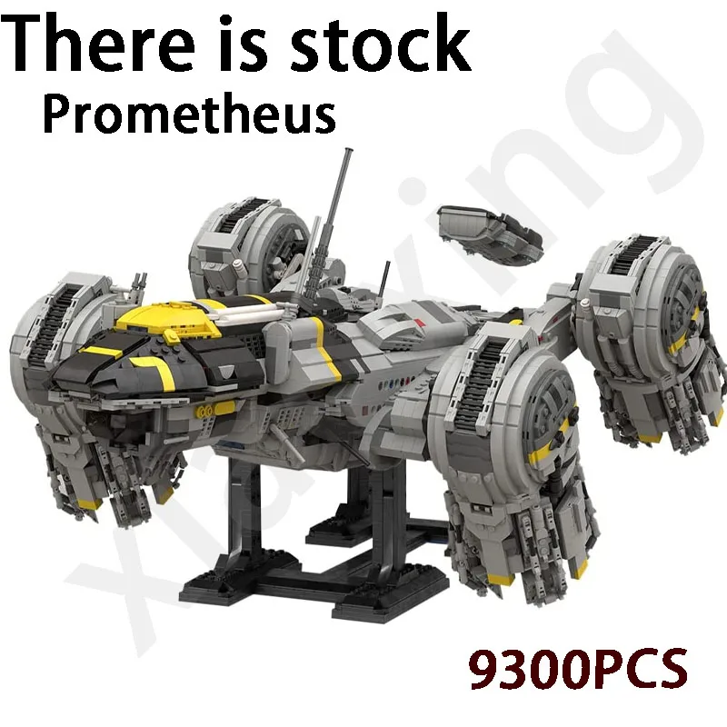 

Human Civilization Alien Spaceship MOC-134964 Classic Movie Series 9300 Parts Building Block Model Adults Love Custom Gifts