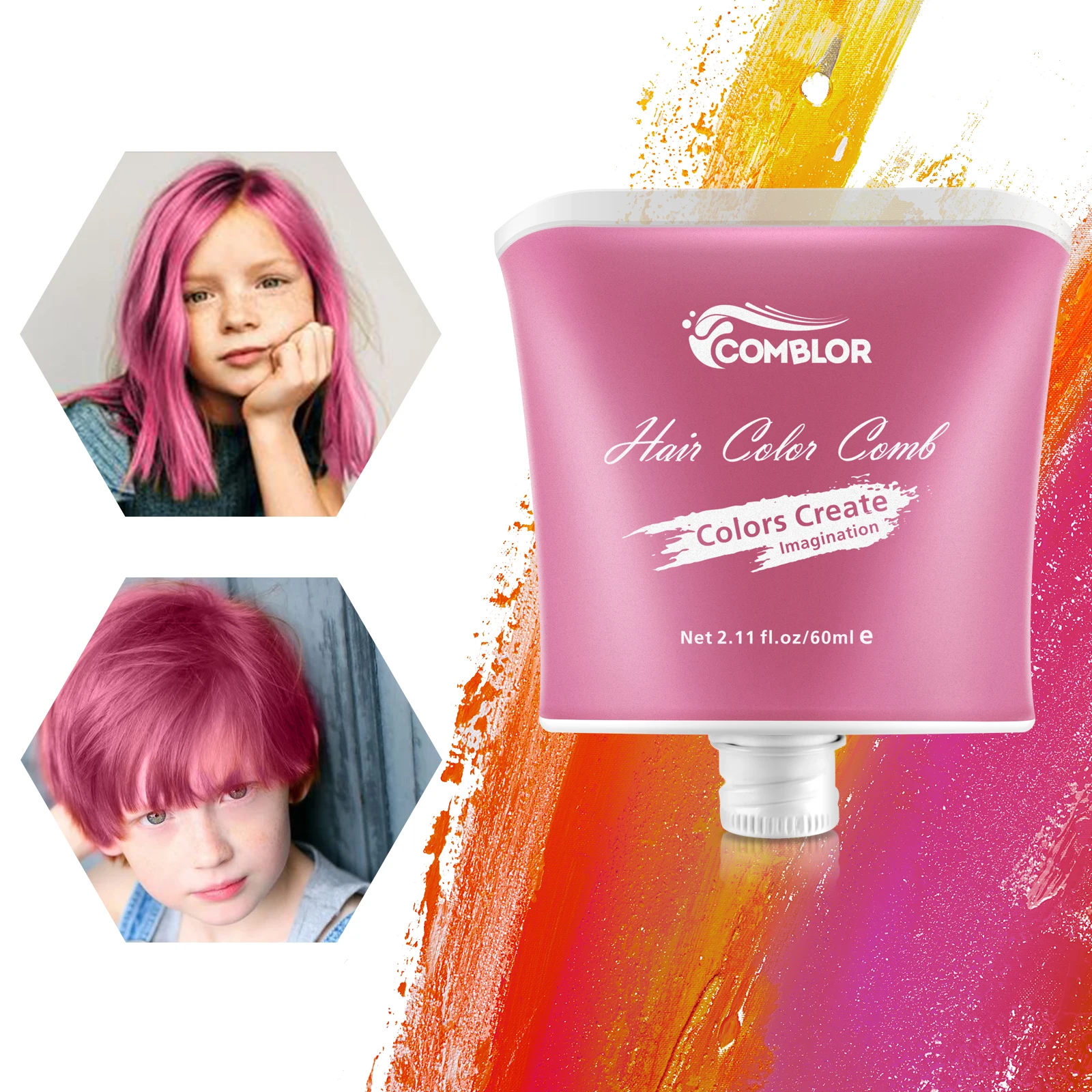 Hair Wax Color Hair Dye For Dark & Light Hair, Ideal Toys Gifts For Birthday, Cosplay, Party