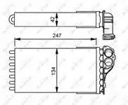 

53557 for heater radiator P307 1,4HDI 1,6HDI 1,4 16V 16V 16V 16V 1, 0 16V automatic cooling BEHR type