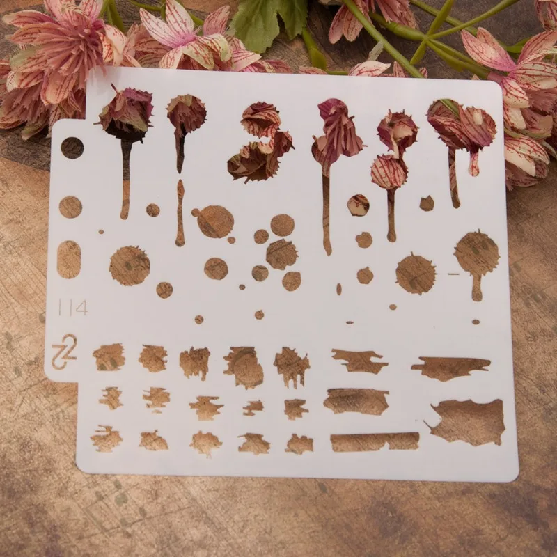 Трафареты для рисования моющийся многоразовый меловой трафарет детей