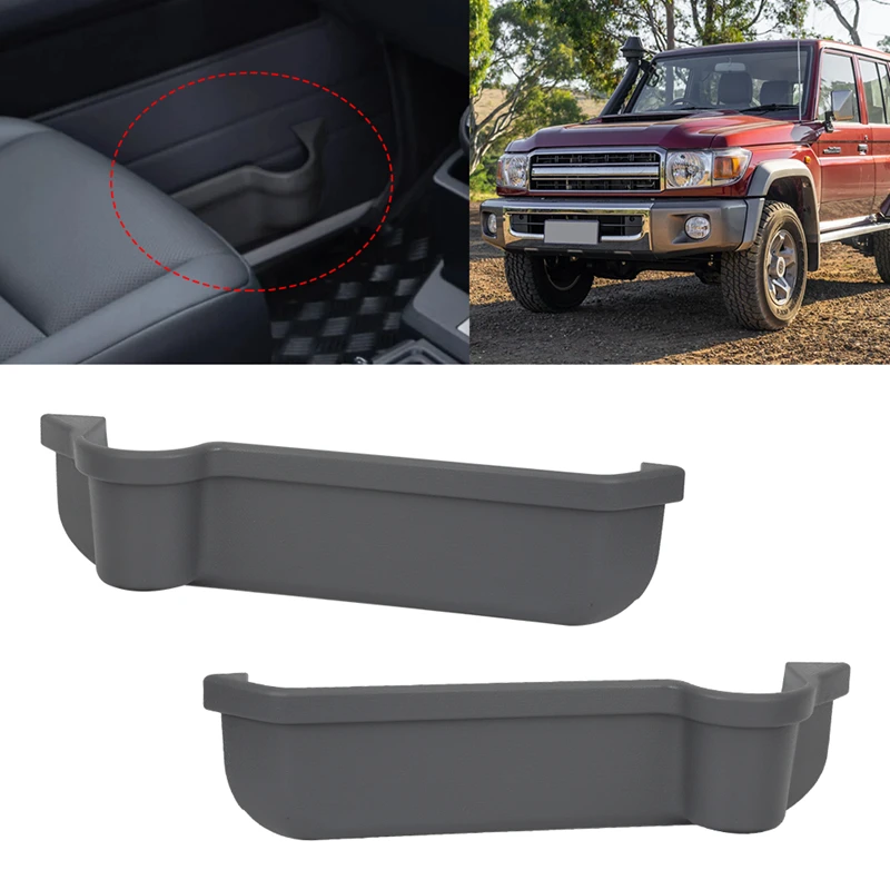 

Door Pockets Storage Box Cup Holder For Toyota Land Cruiser 70 Seires LC70/71/76/77/79 Accessories