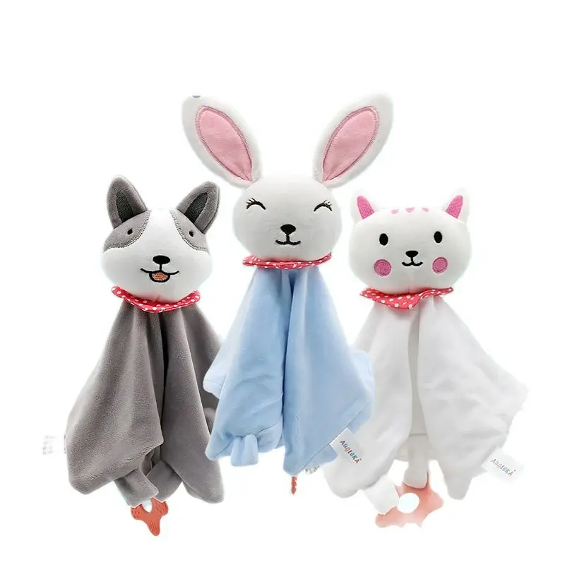 

Мягкая плюшевая игрушка для новорожденных, Успокаивающая детская игрушка, удобное полотенце для сна, кукла-марионетка, подарок на день рожд...