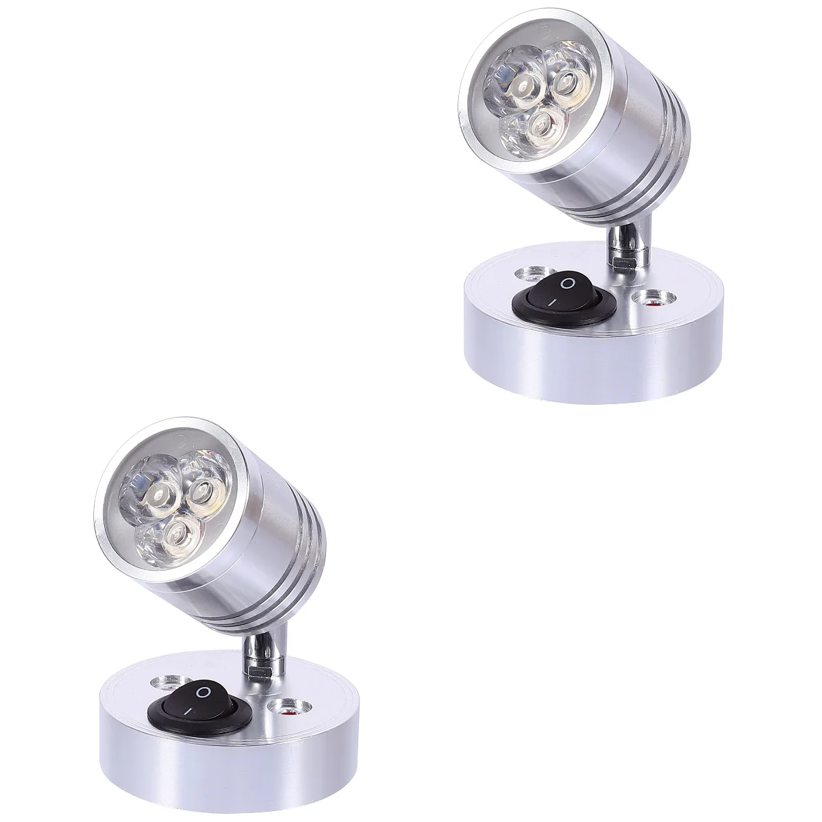 

2 pcs 12V Flexible Wall Suction Light Yacht RV 12V Aluminum Universal Lamp