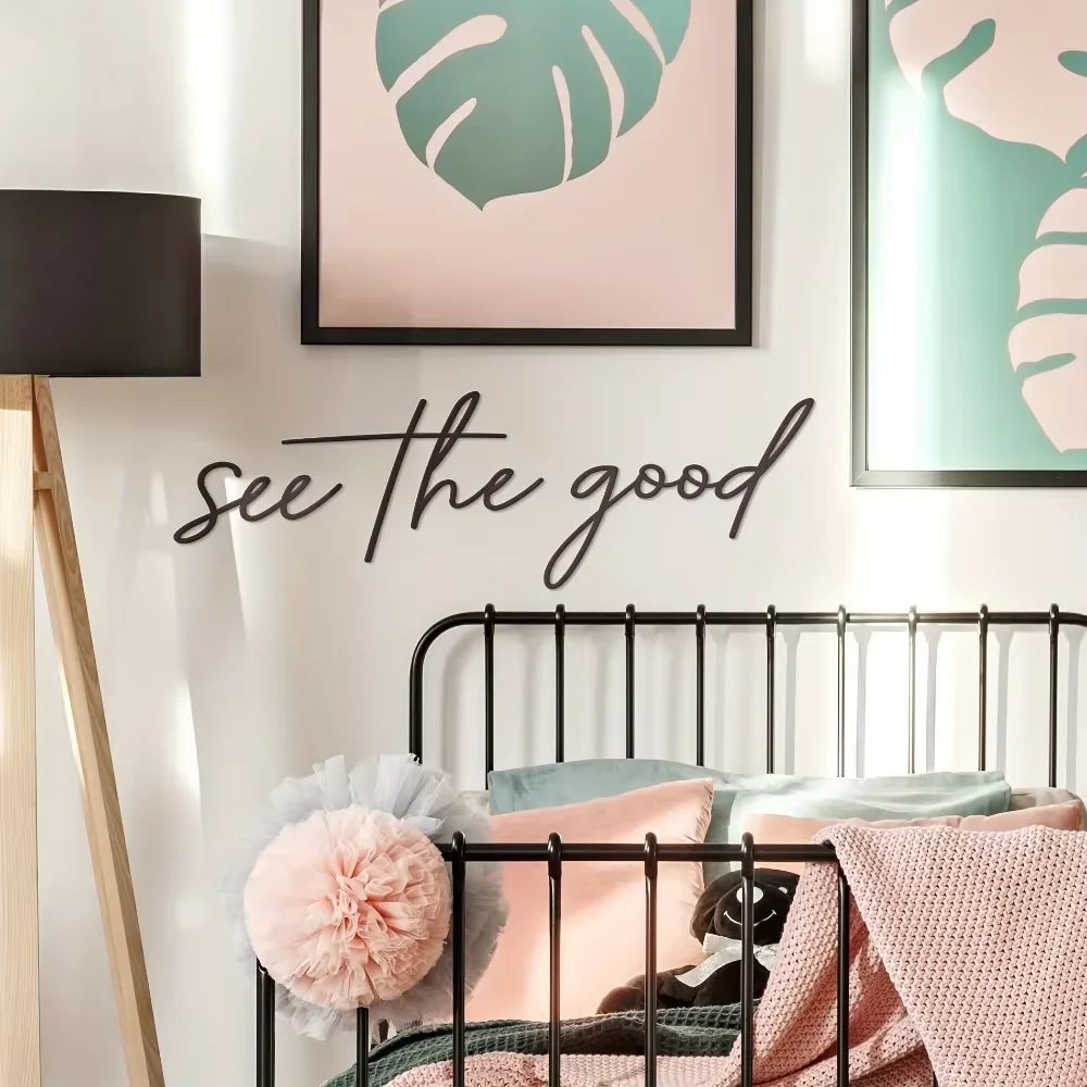 Металлический Настенный Рисунок - Стильный Вырез Декор Для Дома Или Офиса