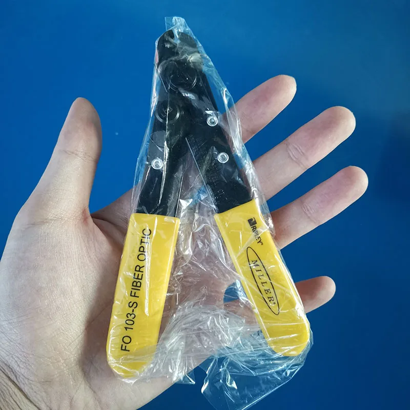 FO 103-S Fiber Optic Stripping High Carbon Steel Material Single Hole Fiber Optic Cable Stripper FO 103-S Free Shipping