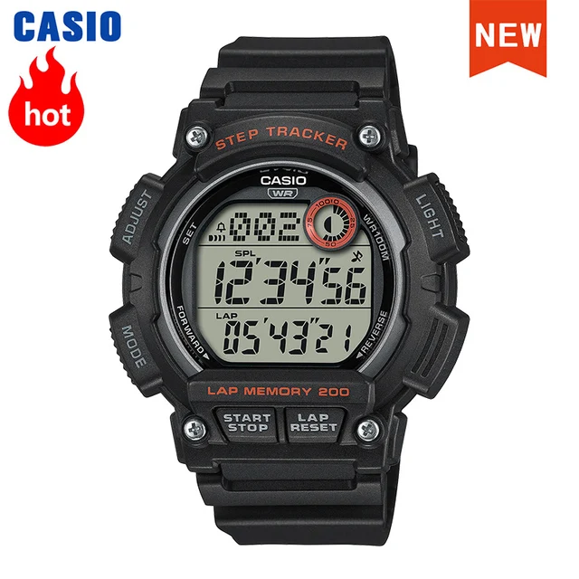 Casio watch for men  fitness pedometer the new digital multi-function sports Waterproof watch relogio WS-2100H-1A