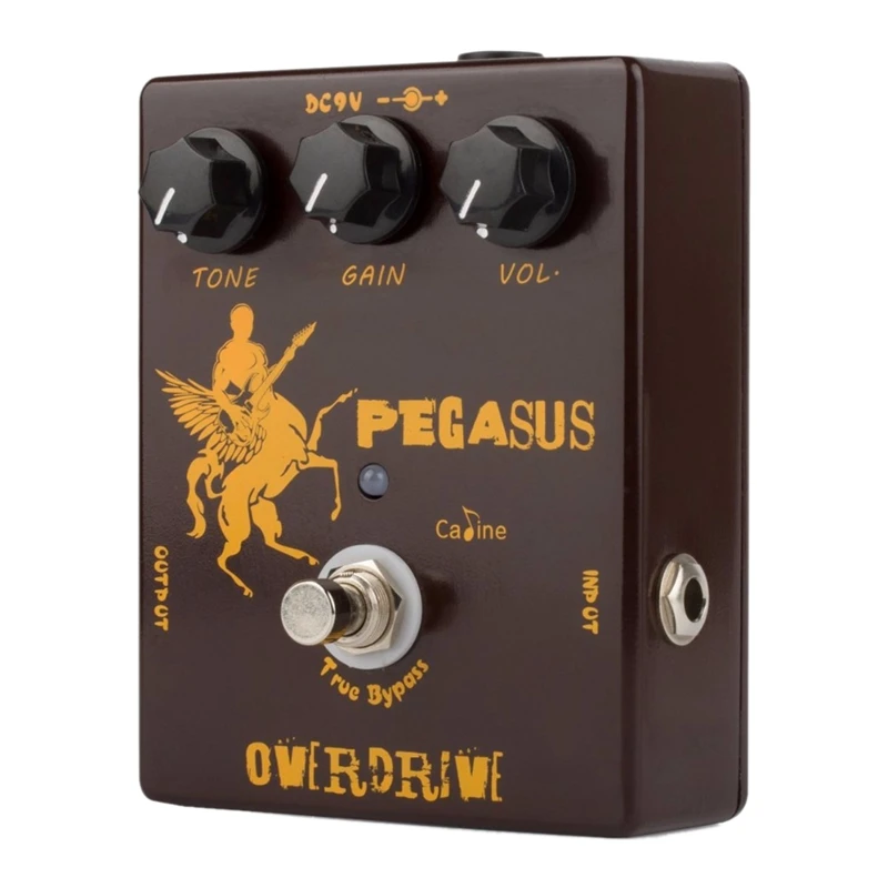 

Hot-Caline CP-43, многофункциональная педаль для гитары Pegasus Overdrive, аксессуары для гитары True Bypass, корпус из алюминиевого сплава
