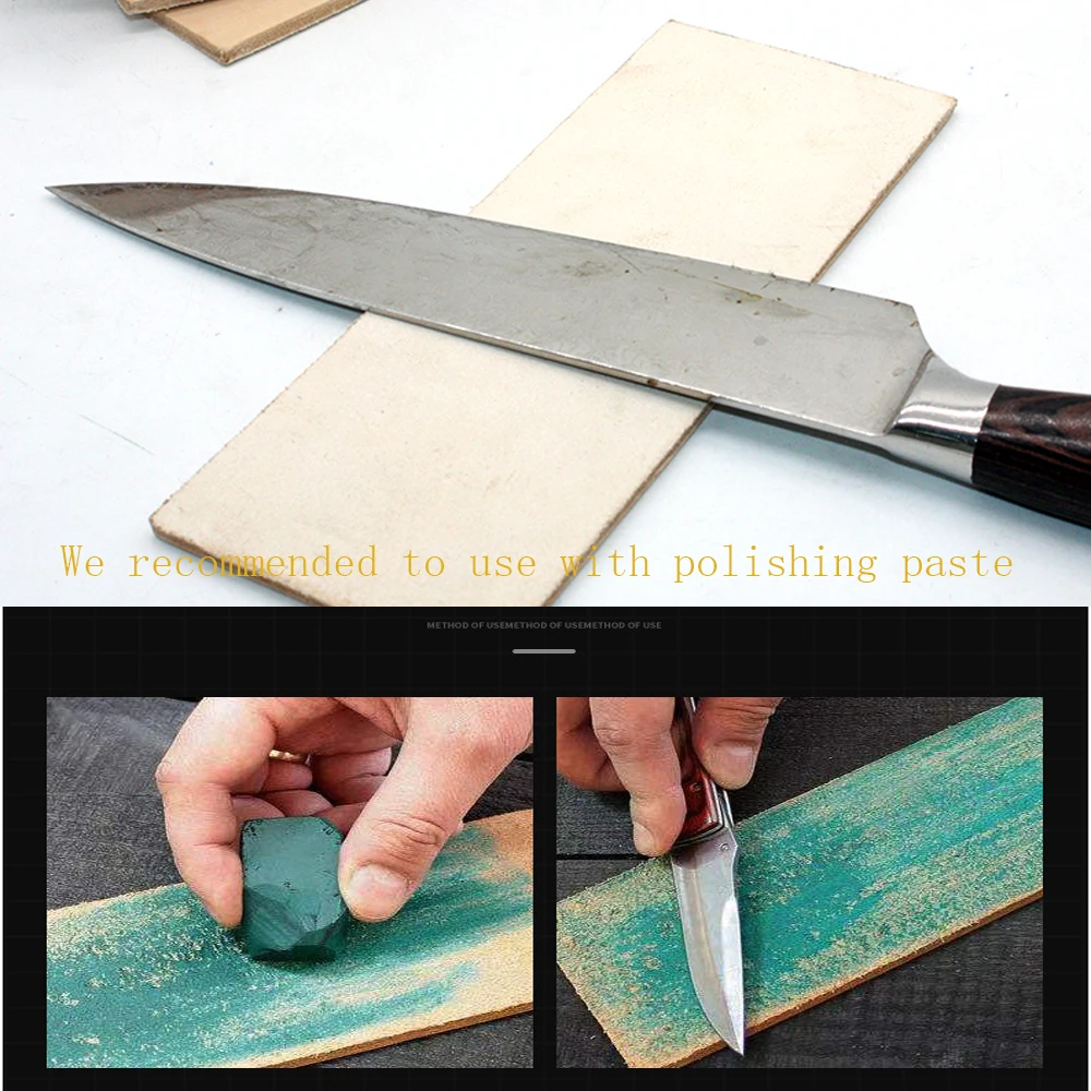 [КОЖА] доска для ножей точильный камень шлифовки 2-сторонняя Кожа Заточка кожи