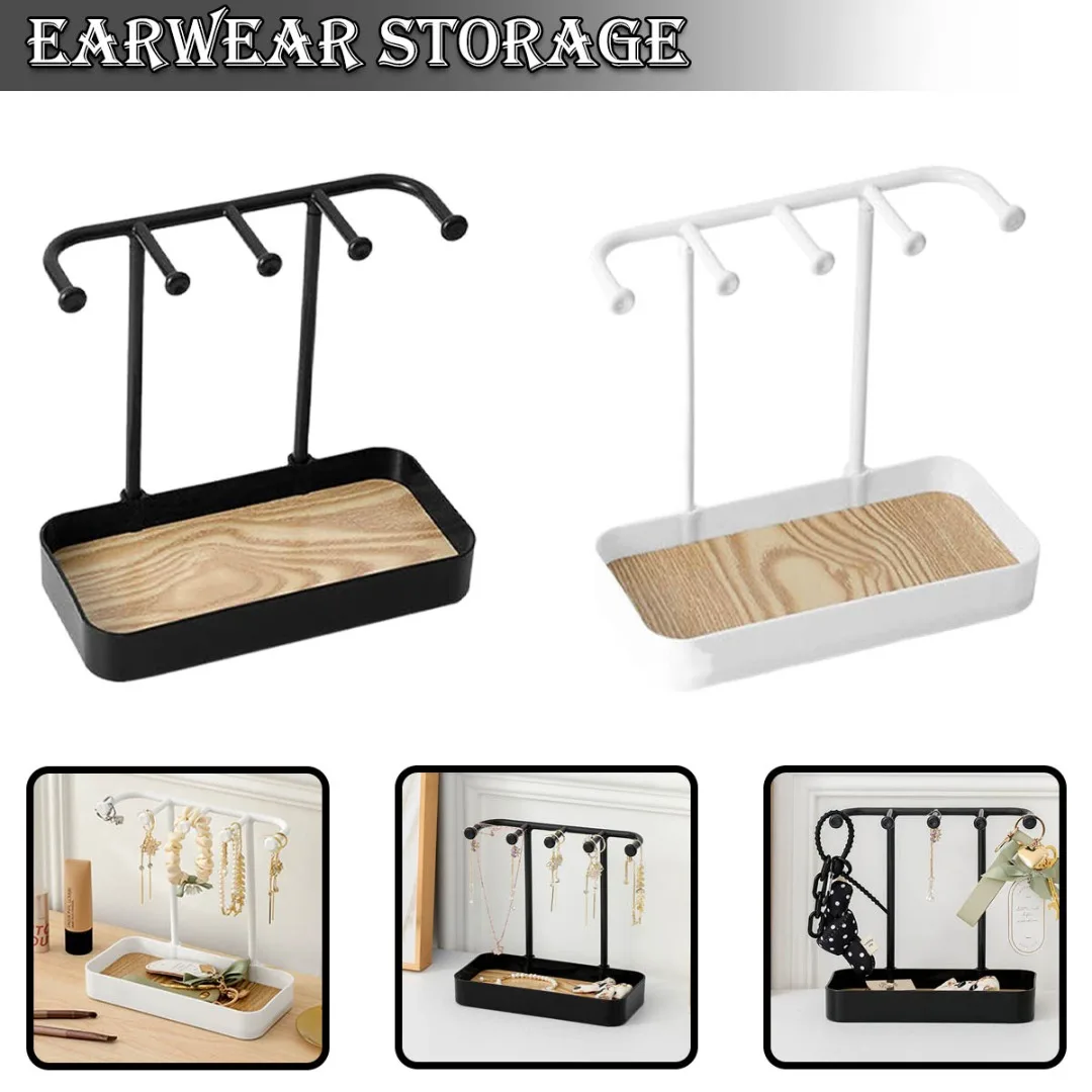 

Подвесная стойка для ювелирных изделий, серег, ожерелий, аксессуаров для волос, браслетов, демонстрационная стойка из полипропилена, съемный дизайн, легкая очистка