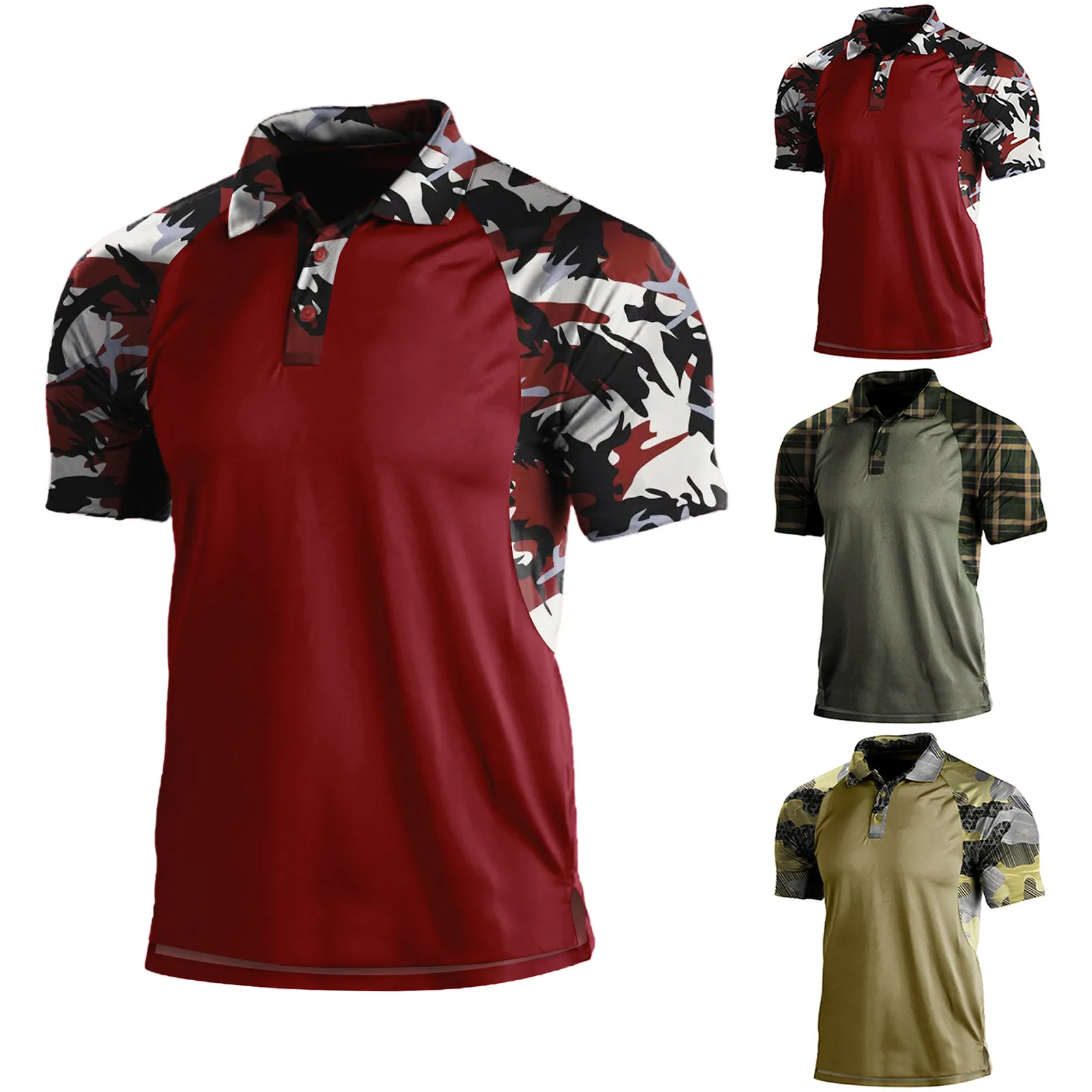 

Футболка мужская армейская камуфляжная, тактическая рубашка с коротким рукавом, в стиле милитари, для пейнтбола, кемпинга, скалолазания, пе...