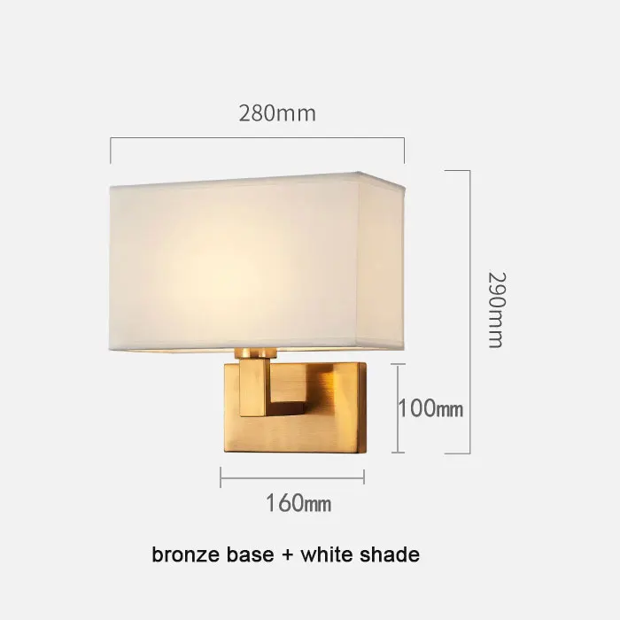 Настенные светильники GY  черные или бронзовые