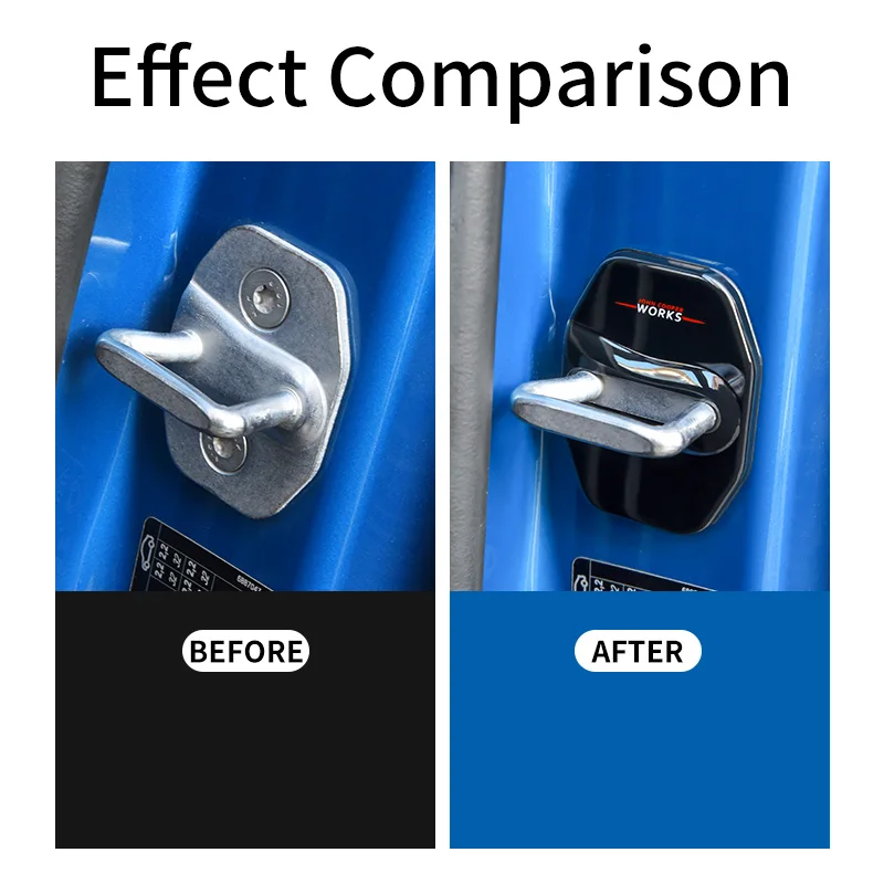 Автомобильный Стайлинг крышка дверного замка автомобильная Защитная Пряжка