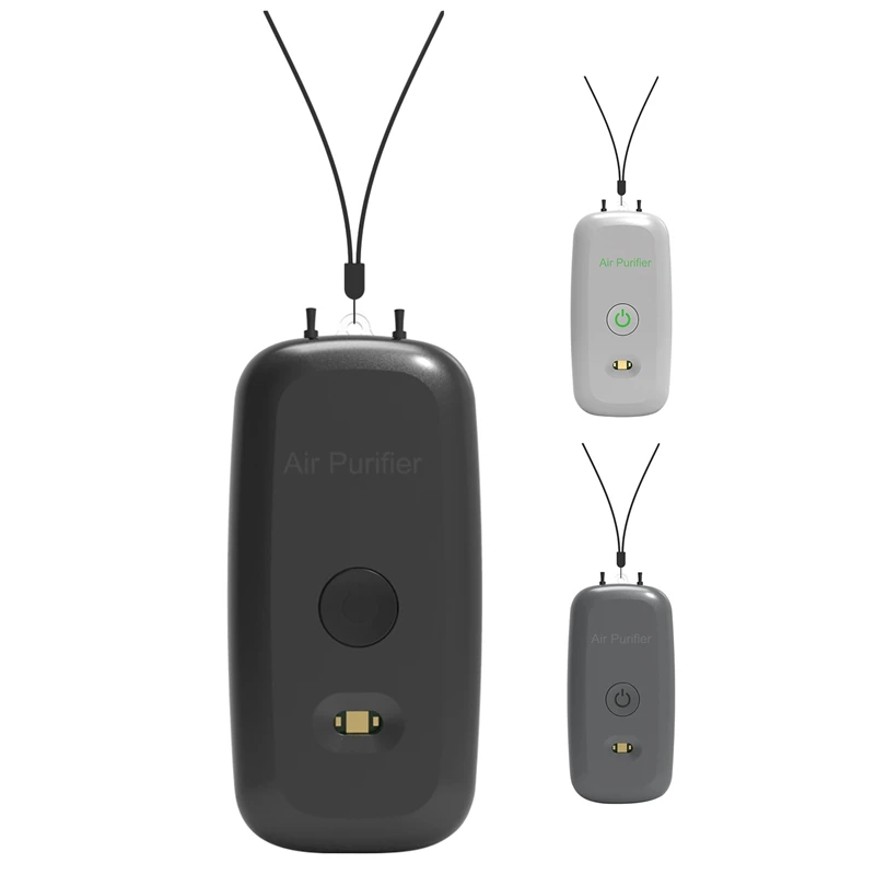 

New Personal Wearable Mini Portable 1200 Mah Battery 150 Million Negative Ion Generator Hanging Neck Air Purifier