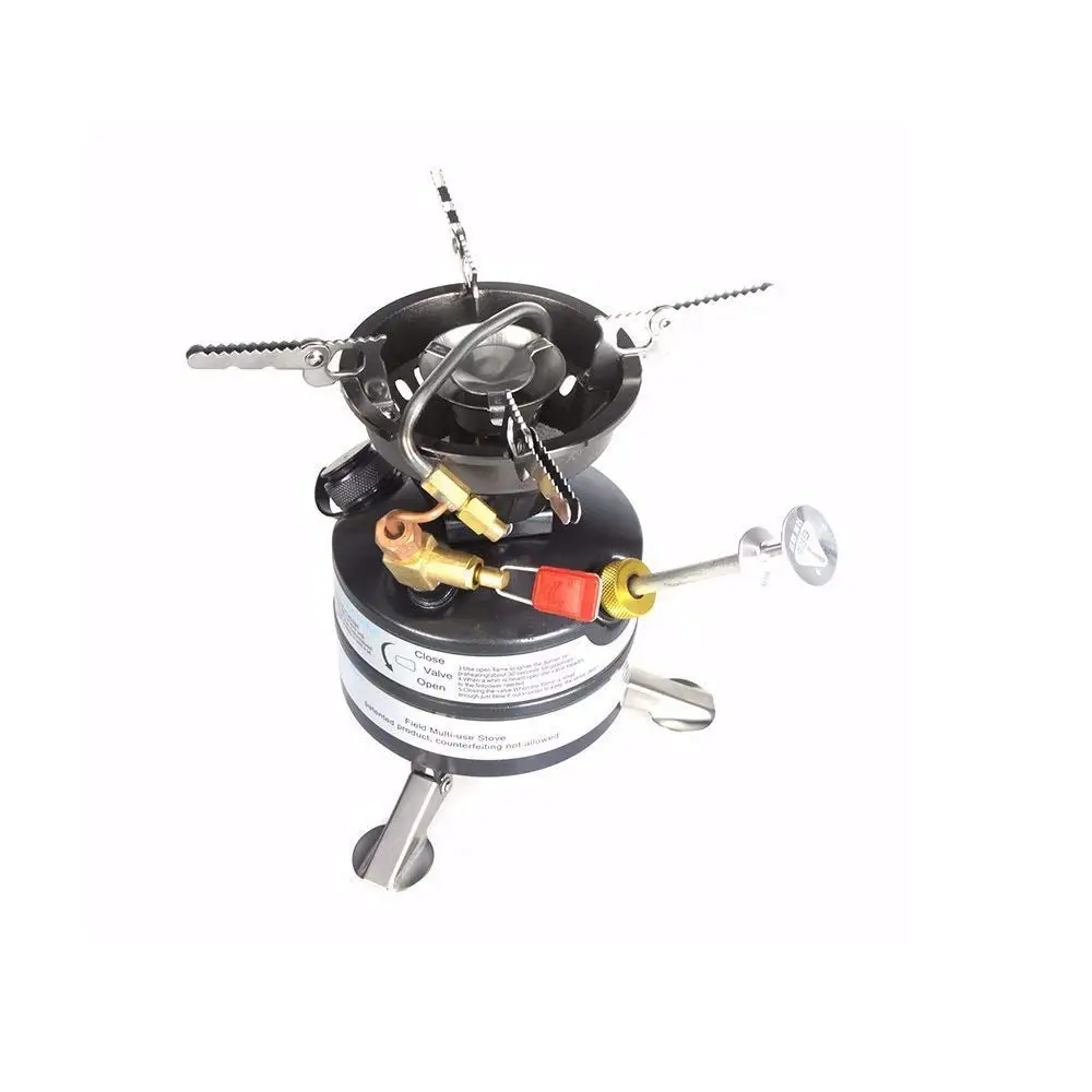 BRS Mini Liquid Fuel Camping Gasoline Stove Outdoor Portable One-piece Burners Cooker Gas Stove For Outdoor Sports BRS-12A