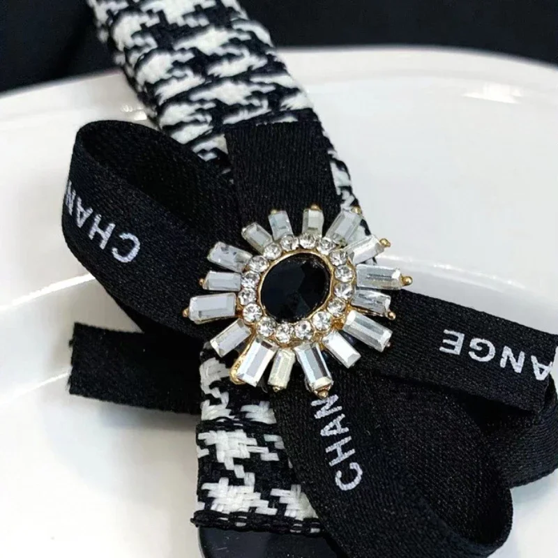 Корейские модные новые заколки для волос с узором гусиные лапки Для женщин