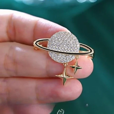 Броши «Космическая планета»