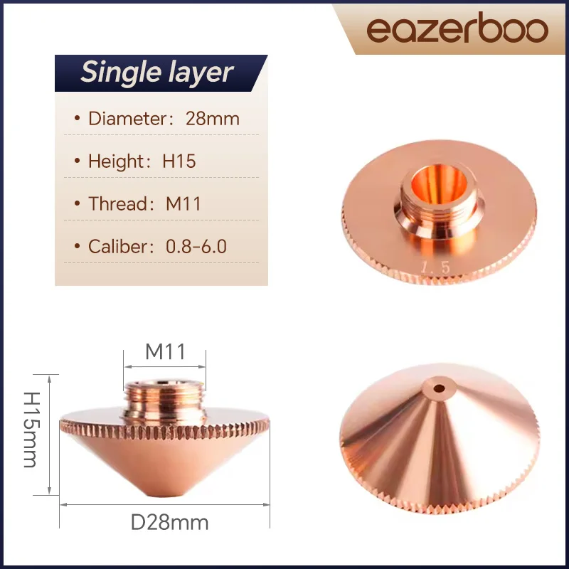 

Лазерные сопла для Raytools Precitec WSX HSG Bodor HANS