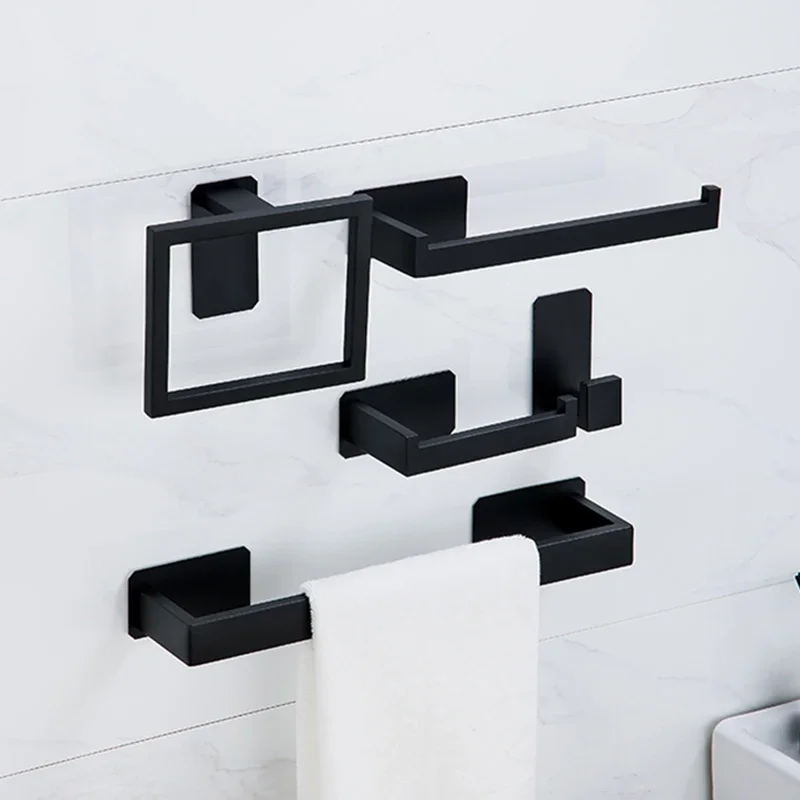 Набор полки для ванной комнаты без сверления держатель туалетной бумаги из
