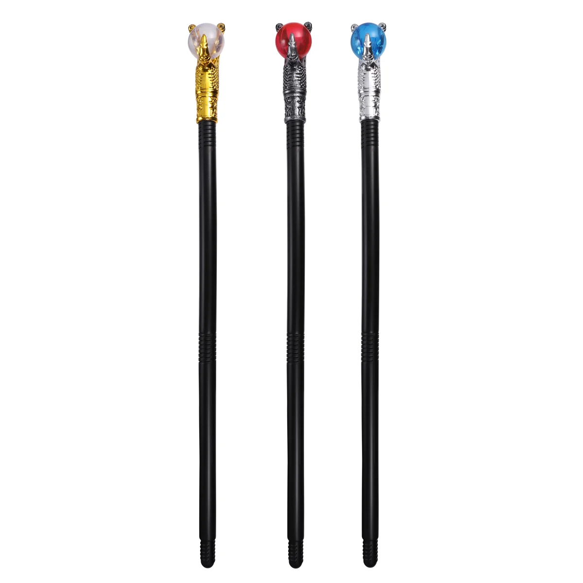 

3 Pcs Role Playing Dress Childrens Toys Costume King Prop Walking Canes Poppets Kids