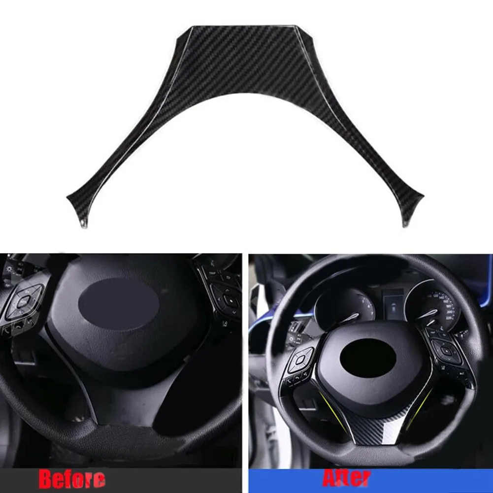 

1PCS Cover Trim Car Carbon Fiber Decoration For Toyota C-HR CHR 2016-2021 100% Brand New