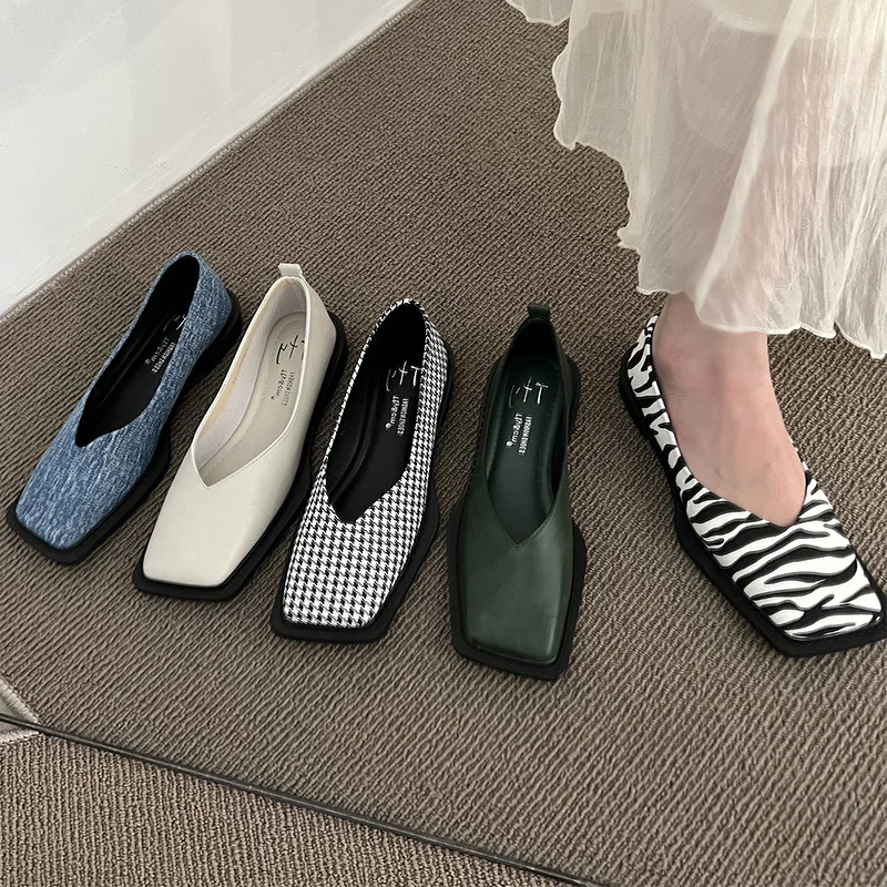 

Женские сандалии с квадратным носком, туфли Лолиты в стиле ретро, Туфли Мэри Джейн, плоская подошва, весна-лето 2022