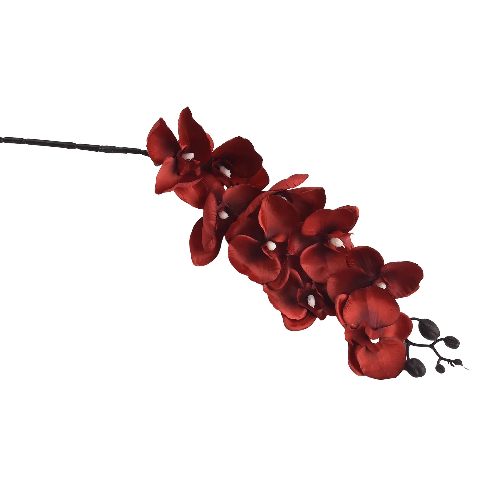 

Home Décor Artificial Home Garden DIY Fake For Home Party Decoration Phalaenopsis Silk Flower 1 Branch 9 Heads