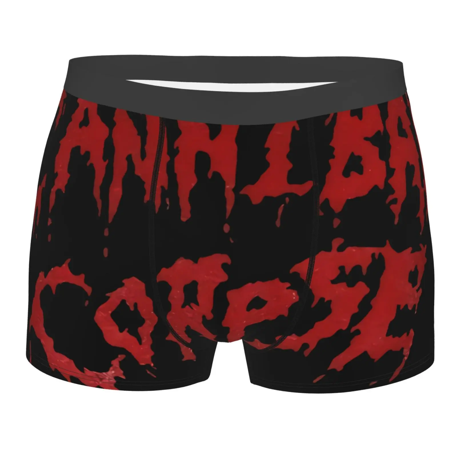 

Трусы-боксеры Cannibal Dead Grindcore Death, металлические Трусы-шорты, женские сексуальные шорты, мужские спортивные трусы на ремешке для подтяжки