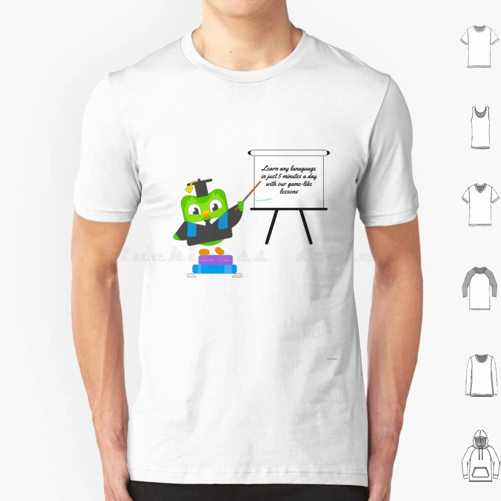 

Duolingo забавная, duolingoerфферная футболка для мужчин женщин детей 6xl вы пропустили ваш урок дуолинго Сова дуолинго мем Сова мем