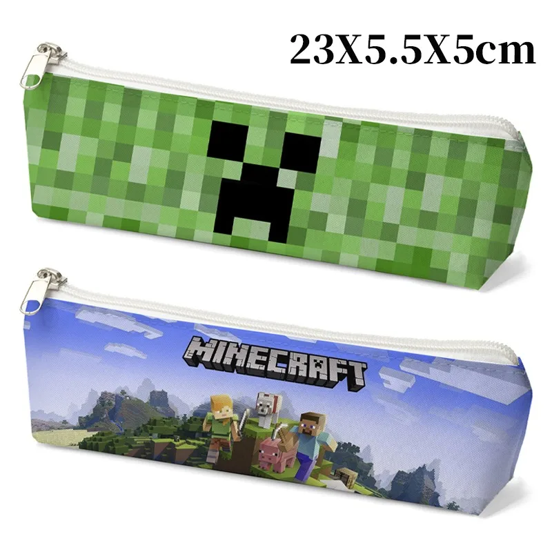 Сумка-карандаш Minecraft сумка для ручек с героями мультфильмов учащихся начальной