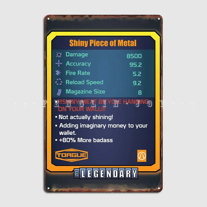 

Блестящий Золотой металлический знак, кинотеатр, гараж, Настенный декор, дизайн оловянного знака, плакат