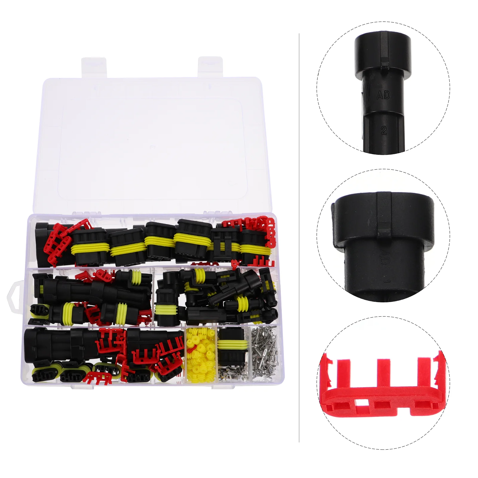 

Accessories Car Wire Connector Replacement Tools Kit Relay Electrical Connectors Plastic HID Waterproof