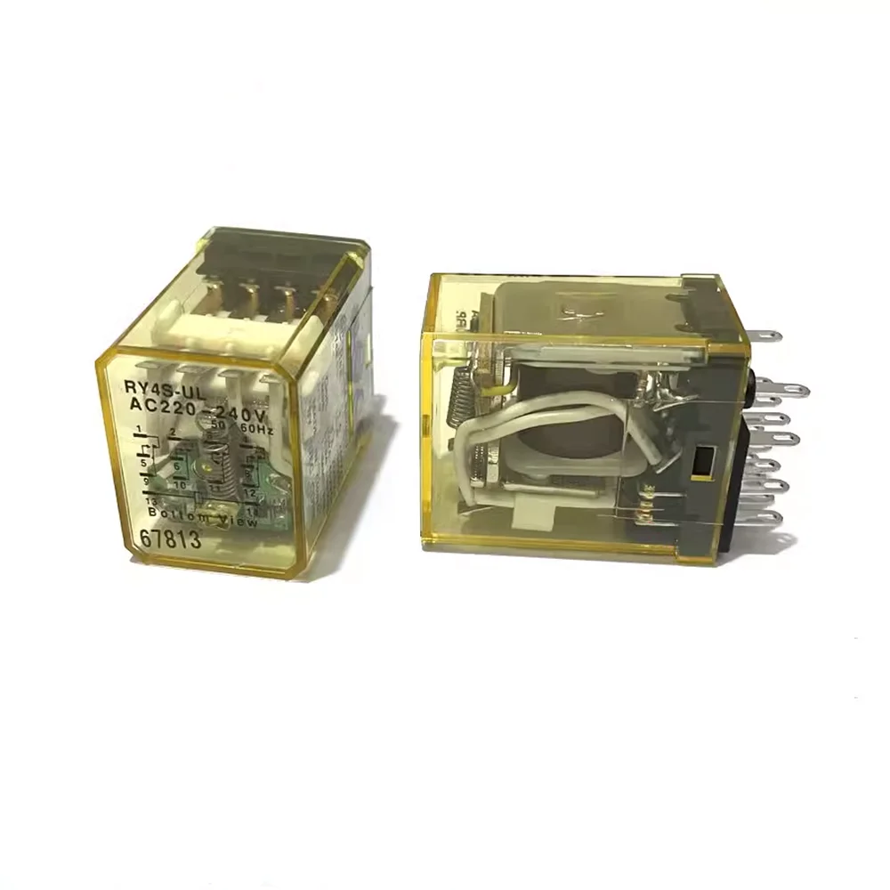 Женское реле постоянного тока 24 В Φ промежуточное 5A 240 переменного 14 контактов