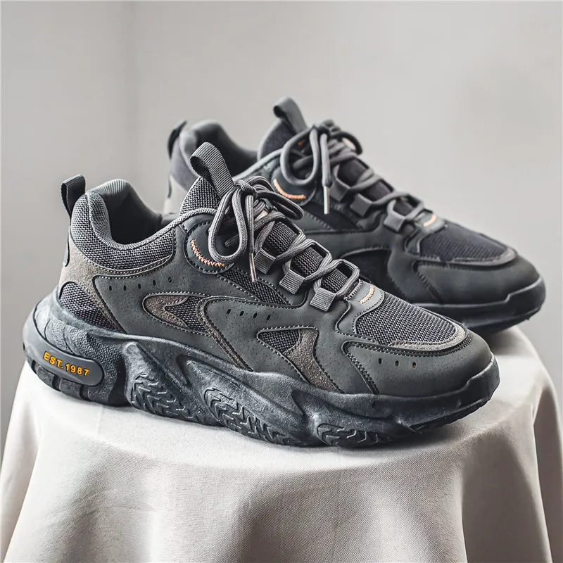 New Men Mesh Breathable Running Shoes Outdoor Comfortable Lightweight Anti-slip Walking Sport Shoe Men Jogging Training Sneakers