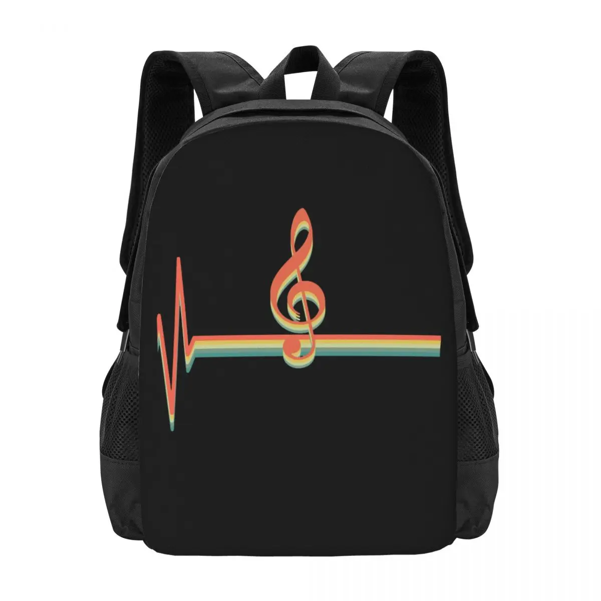 

Простой стильный школьный ранец Bling Music Note Piano, водонепроницаемый вместительный Повседневный дорожный рюкзак для ноутбука