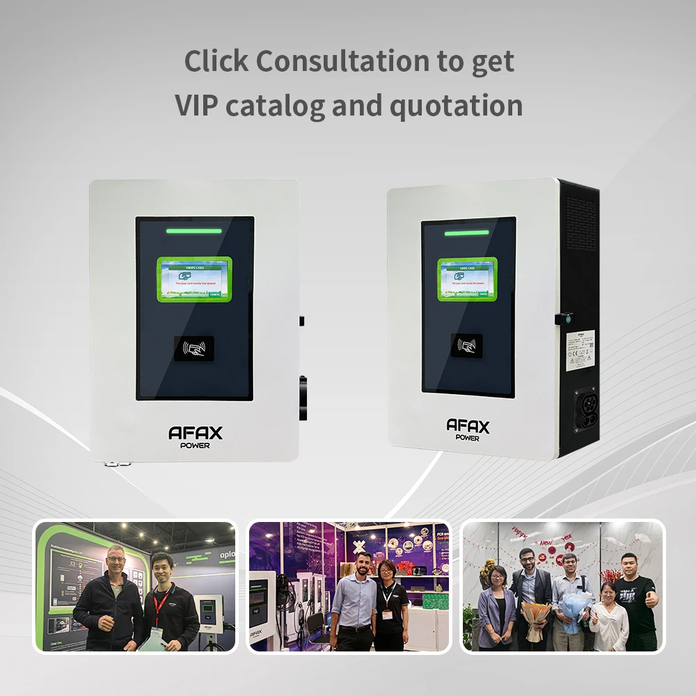 AFAX Трехфазная зарядная станция постоянного тока 30 кВт/40 кВт EV CCS2 Wallbox с
