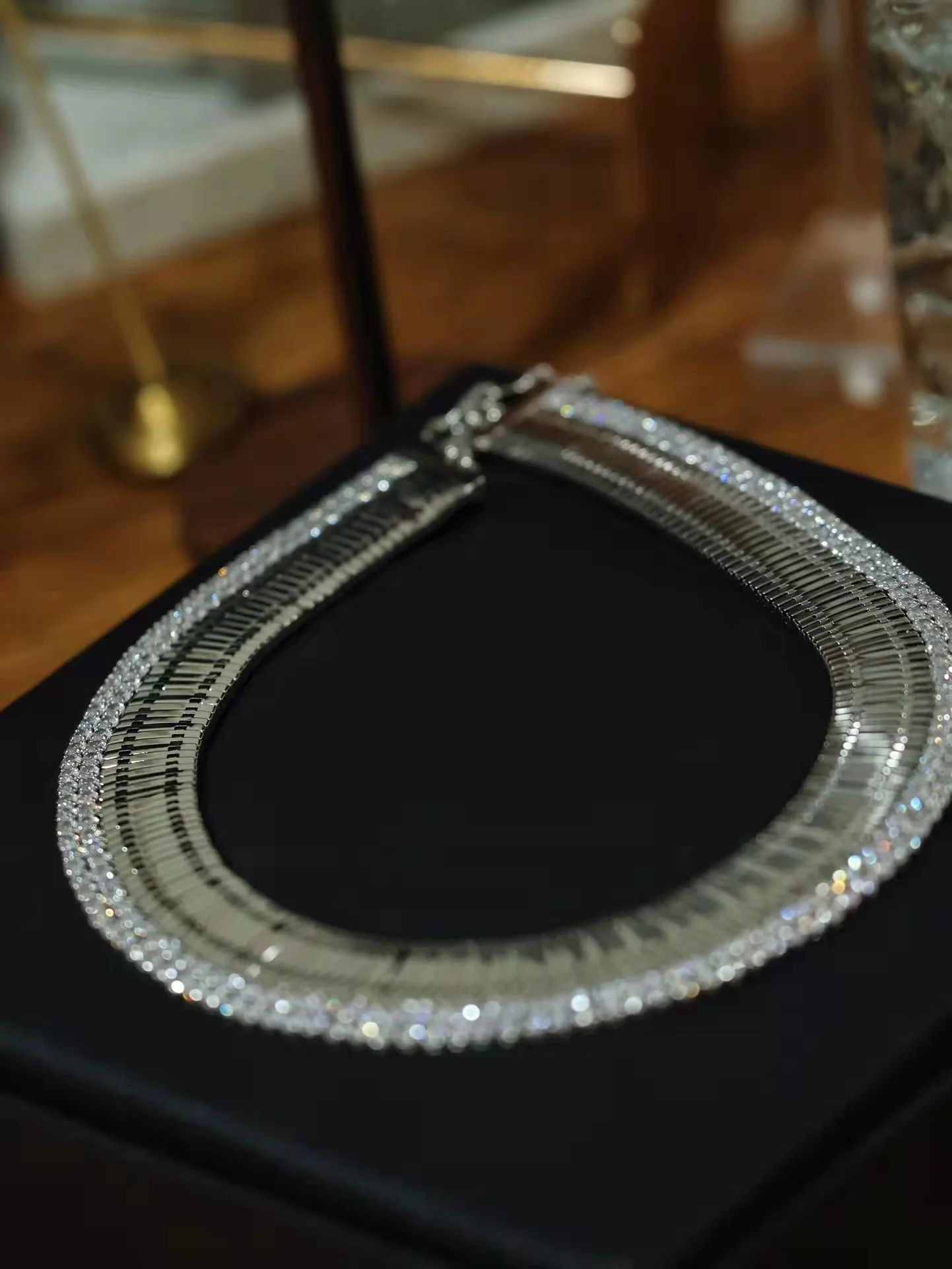 

European and American Rhinestone Vintage Simple Personality Women's Necklace