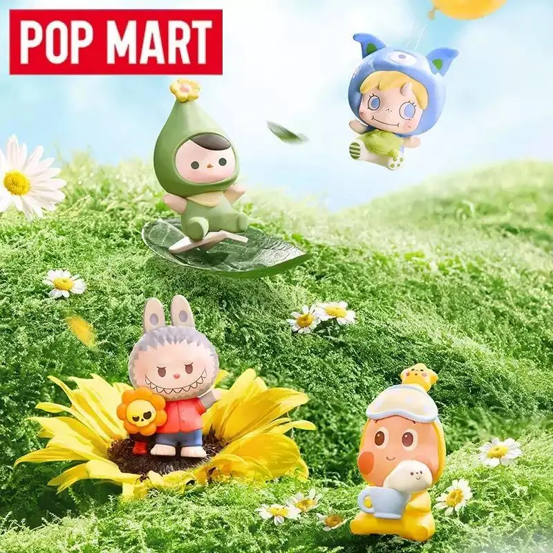 Фото POP MART POP BEAN Going Ouring with Me Series Мини-слепая коробка Аниме Фигурка Угадай Сумка Украшения Статуэтки Куклы Модель Подарки №4