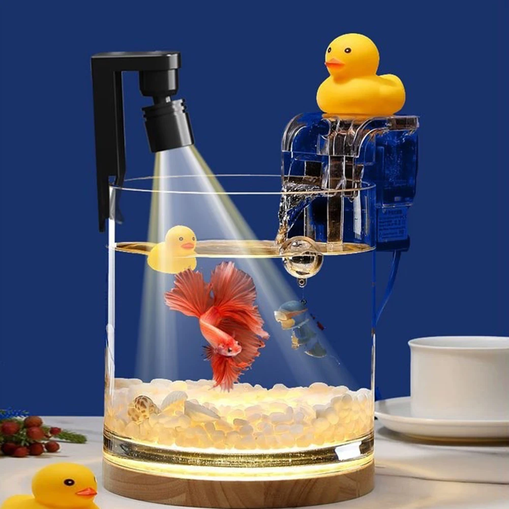 Мини-аквариумный светильник с зажимом USB-светильник для аквариума 360° °